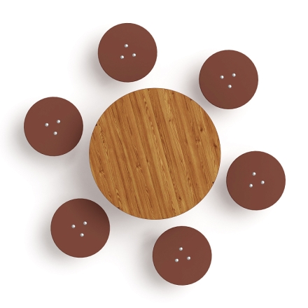 Столик детский (лиственница темный) МФ 31.01.11-Л.И1.01, фото 2