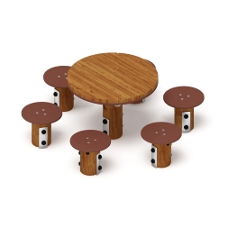 Столик детский (лиственница темный) МФ 31.01.11-Л.И1.01, фото 1