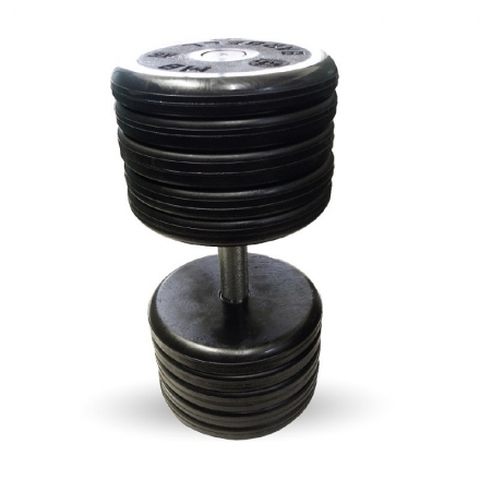 Гантель Barbell 53 кг классик с вращающейся ручкой хром, фото 1