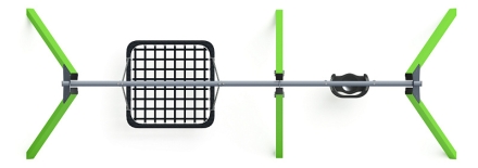 Качели М2 (зеленый) ИО 12.М.06.01.01-02, фото 5