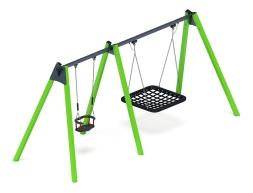 Качели М2 (зеленый) ИО 12.М.06.01.01-02, фото 2