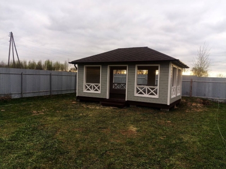 Прямоугольная беседка Аляска, фото 1