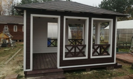 Прямоугольная беседка Аляска, фото 6