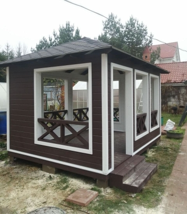 Прямоугольная беседка Аляска, фото 5