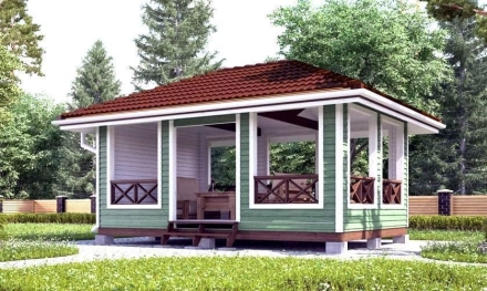 Прямоугольная беседка Аляска, фото 8