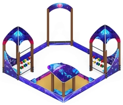 Песочный дворик Космопорт (Космос) - ИО 6.14.02-02, фото 2