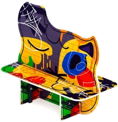 Скамейка детская Граффити МФ 41.01.02-01, фото 3