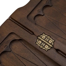 Нарды резные "Охота", с ручкой, Haleyan