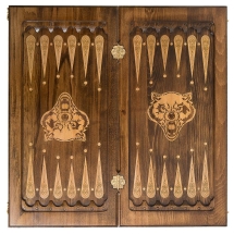 Нарды резные "Волк", Mirzoyan