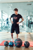 Мяч тренировочный черный 10 кг Мяч тренировочный черный 10 кг