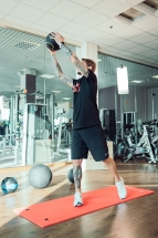 Мяч тренировочный черный 10 кг Мяч тренировочный черный 10 кг