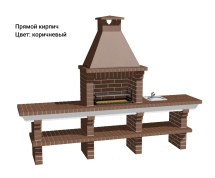 Печь Аристократ 710 Прямоугольный кирпич графитовый серый Печь Аристократ 710 Прямоугольный кирпич графитовый серый
