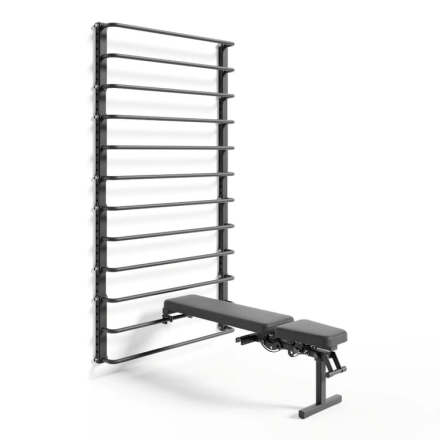 Скамья с регулировкой угла наклона для шведской стенки RockPro, фото 1