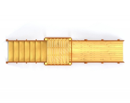 Зимняя деревянная горка TORUDA Север-2 (скат 3 м), фото 2
