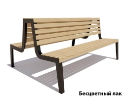 Парковая скамейка Магадан, Лиственница 2,5 м, фото 2