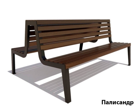 Парковая скамейка Магадан, Лиственница 2,5 м, фото 3