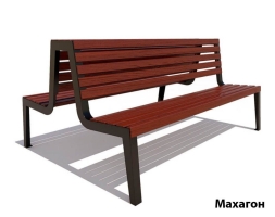 Парковая скамейка Магадан, Лиственница 2,5 м, фото 4