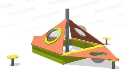 Песочница Romana 057.38.00 Люк с крышкой для детской площадки, фото 3