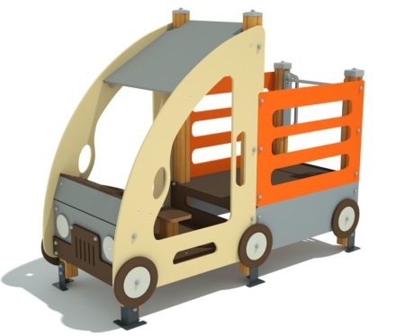 Игровой комплекс ДГ Грузовик без горки от 2 лет для детской площадки, фото 1