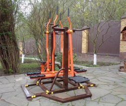 Маятник, Сведение и разведение ног, лыжный ход (мобильный уличный тренажерный комплекс) ТОС-0401 , фото 4 Маятник, Сведение и разведение ног, лыжный ход (мобильный уличный тренажерный комплекс) ТОС-0401 , фото 4
