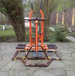 Маятник, Сведение и разведение ног, лыжный ход (мобильный уличный тренажерный комплекс) ТОС-0401 , фото 5 Маятник, Сведение и разведение ног, лыжный ход (мобильный уличный тренажерный комплекс) ТОС-0401 , фото 5