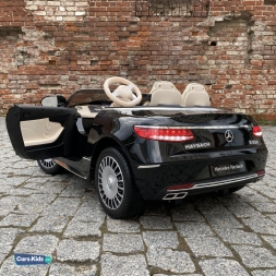 Электромобиль Mercedes-Benz Maybach S650 ZB188 Cabriolet черный, фото 2