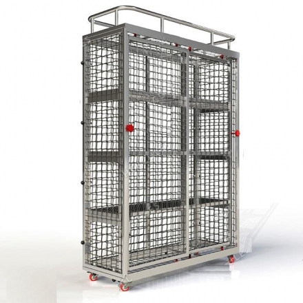 Стеллаж для хранения инвентаря в бассейне, фото 1