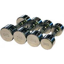 Гантельный ряд ZSO 1 кг - 10 кг (10 пар), шаг 1 кг, CHROME Гантельный ряд ZSO 1 кг - 10 кг (10 пар), шаг 1 кг, CHROME