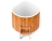 Купель CORNER 130 SMALL (термоберёза)