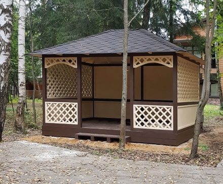 Прямоугольная беседка АРКАДА, фото 1