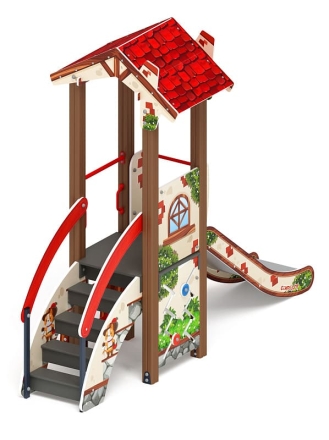 В гостях у сказки - ДИК 1.05.01-02.С - Игровой комплекс H=900, фото 2