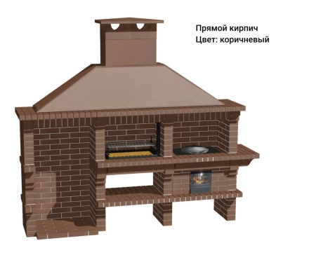 Печь Аристократ 832 Прямоугольный кирпич красный, фото 15