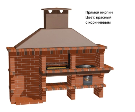 Печь Аристократ 832 Прямоугольный кирпич красный, фото 12