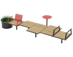 Скамья Pixel ПМ-92, фото 1