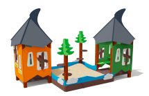Песочный дворик ВСТ 1131 для детской площадки