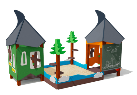 Песочный дворик ВСТ 1131 для детской площадки, фото 2