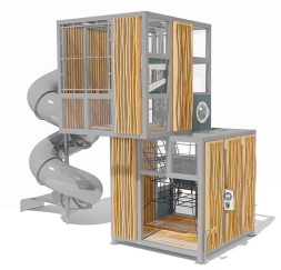 Игровой комплекс Эко Кубус VST 4504/3 для детской площадки, фото 2