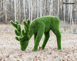 Топиари олень, пасется - газон Premium, фото 1