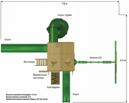 Детская игровая площадка Эверест Делюкс 2, фото 9