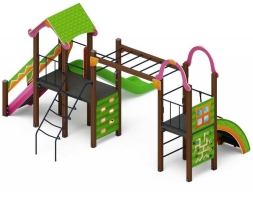 Детская игровая площадка Лукоморье ДИК 2.25.09-01 H=1200, фото 4