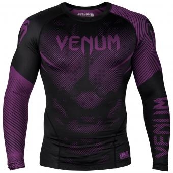Рашгард Venum NoGi 2.0 Black/Purple L/S, фото 1