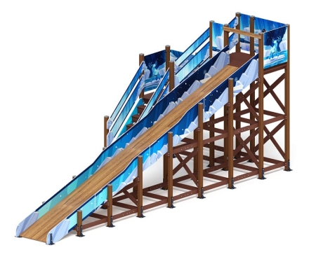 Горка Зима (снежная королева)(под анкера) - ИО 49.01.03-04.И1 - Н=3000, фото 3