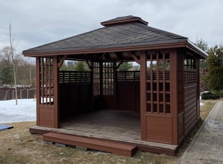 Квадратная беседка АРНИКА, фото 1