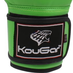 Перчатки боксерские KouGar KO500-6, 6oz, зеленый, фото 6