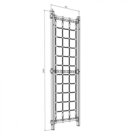 Пространственная сеть Rock-s белая, фото 3