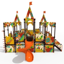 Детский городок "Крепость", паттерн "Этник" ДГ3005.01.01 Детский городок "Крепость", паттерн "Этник" ДГ3005.01.01