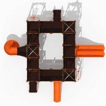 Детский городок "Крепость", паттерн "Этник" ДГ3005.01.01 Детский городок "Крепость", паттерн "Этник" ДГ3005.01.01