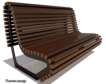 Скамейка парковая Лондон, Лиственница 2,5 м Скамейка парковая Лондон, Лиственница 2,5 м