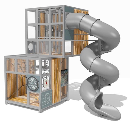 Игровой комплекс Эко Кубус VST 4504/2 для детской площадки, фото 1