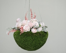 Топиари подвесное кашпо Нино, d = 35 см - газон Deluxe Топиари подвесное кашпо Нино, d = 35 см - газон Deluxe